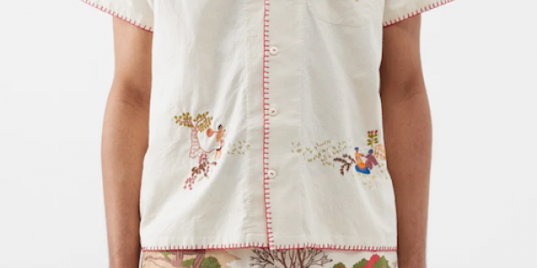 splash cash menswear harago linen shirt percival embroidered best